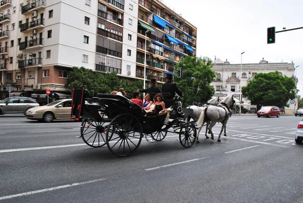 Chariot Séville Espagne — Photo