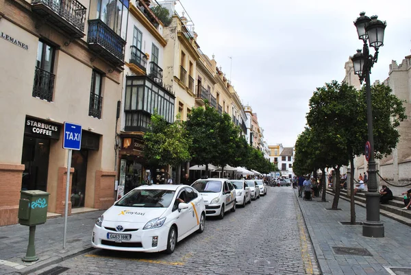 Parada Taxis Sevilla España — Foto de Stock