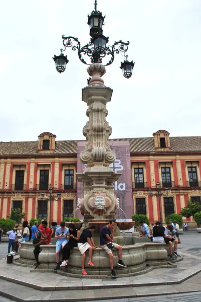 Belo Monumento Antigo Sevilha — Fotografia de Stock