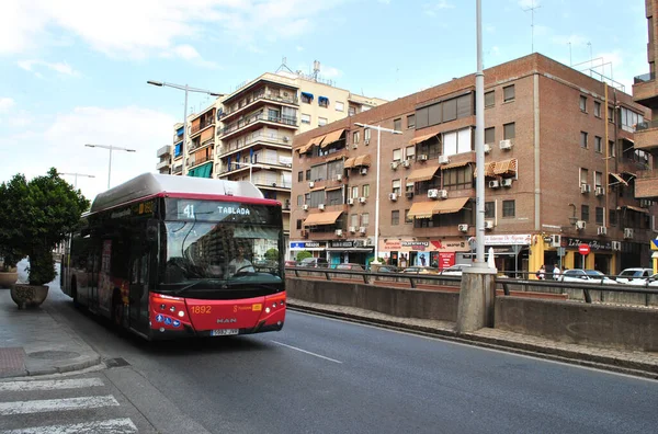 Autobús Urbano Calle Sevilla — Foto de Stock