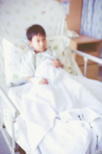 Abstract blurred background of child admitted at hospital room. — Stock Photo, Image