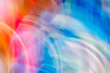 Renkli ışık canlı renk arka plan bulanık.