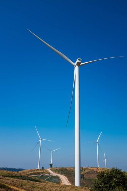 Eko güç, elektrik, yenilenebilir enerji kaynağı Rüzgar türbinleri.