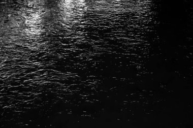 Soyut su yüzeyi. Deniz ve dalgalar.