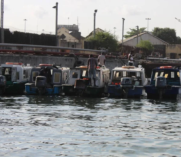 People Boat Lagos — Stock Photo, Image