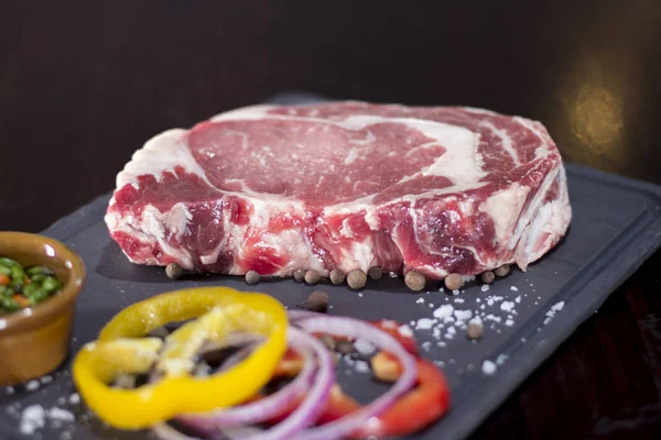 Raw Meat Steak — Stock Photo, Image