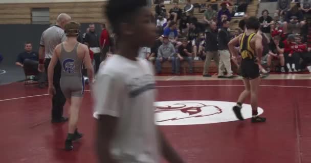 Janvier 2018 Davenport Iowa Athletes Wrestling — Video