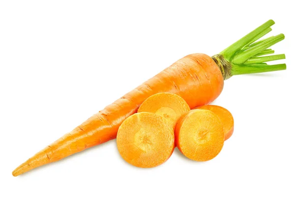 Carota vegetale isolato — Foto Stock