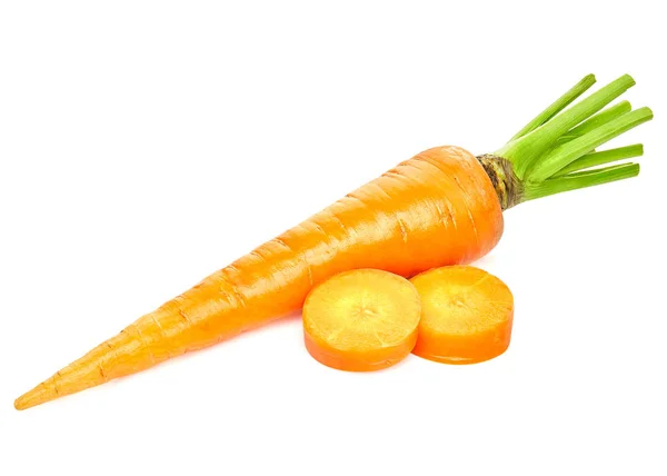 Carota vegetale isolato — Foto Stock