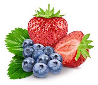 çilek ve böğürtlen