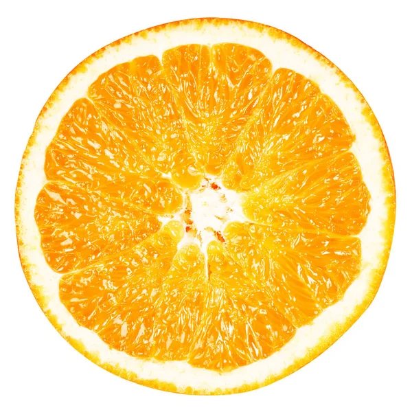 Fruta laranja isolada — Fotografia de Stock