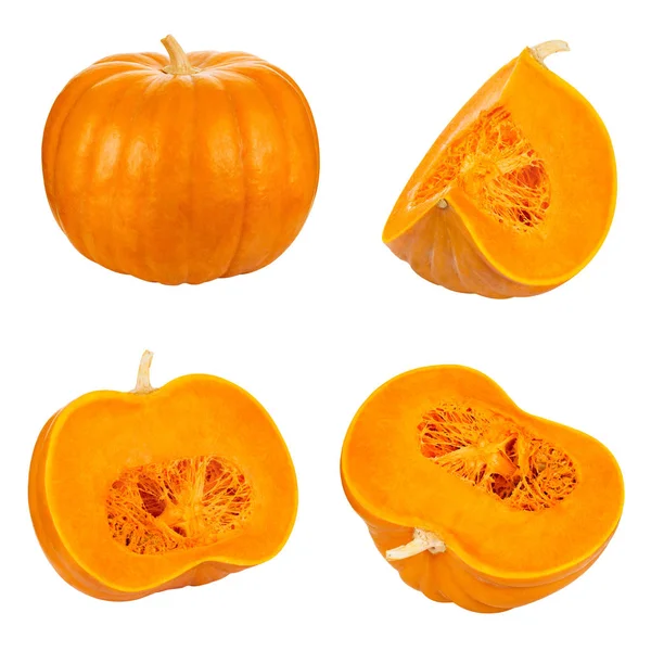 かぼちゃカット セット — ストック写真