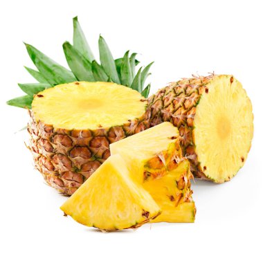 ananas dilimleri ile