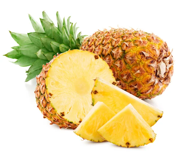 Pineapple with slices — Stock Photo, Image