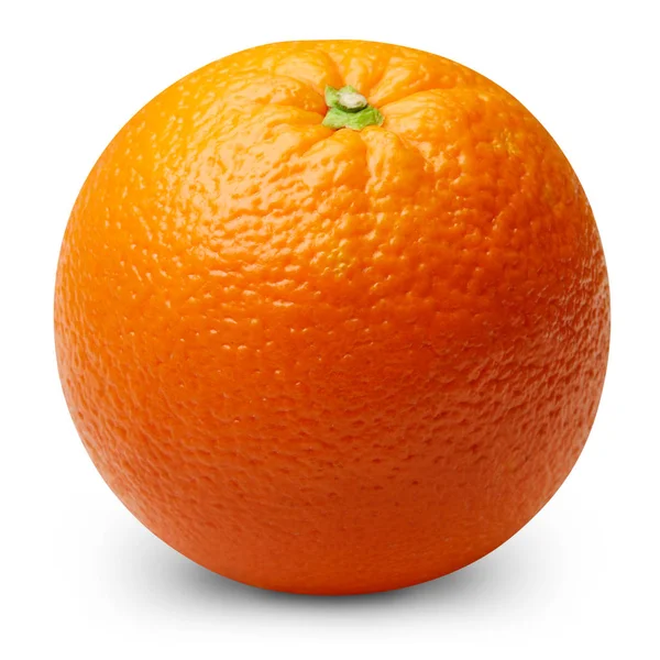 Orangenfrucht isoliert — Stockfoto