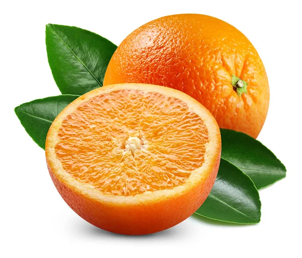 Mogen orange isolerade — Stockfoto