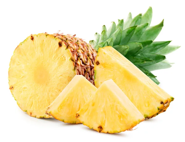 Ananas met segmenten — Stockfoto