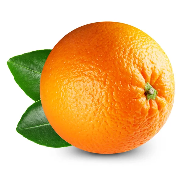 Naranja madura aislada — Foto de Stock