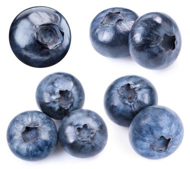 Olgun Blueberry izole