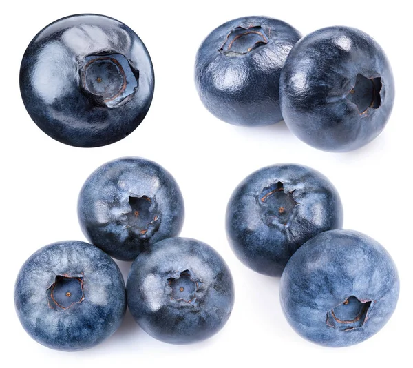 Érett Blueberry elszigetelt Jogdíjmentes Stock Fotók