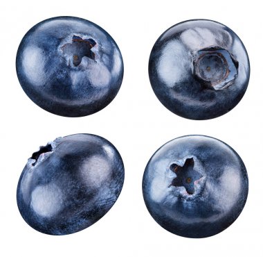 Olgun Blueberry izole