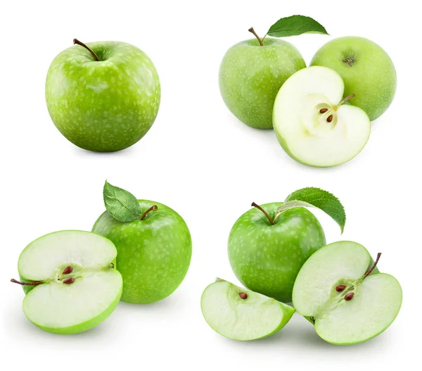 Frutas de manzana con hoja — Foto de Stock
