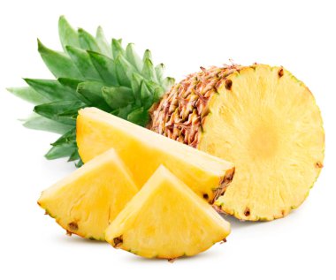 ananas dilimleri ile