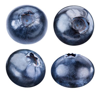 Olgun Blueberry izole