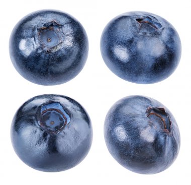 Olgun Blueberry izole