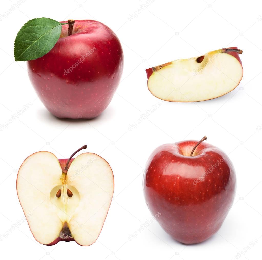 apple fruits with leaf