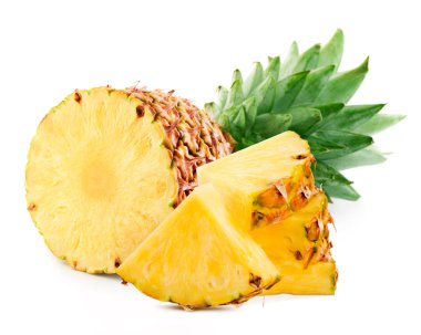 ananas dilimleri ile