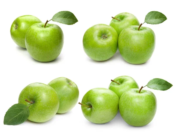 Frutti di mela con foglia — Foto Stock