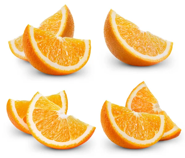 Naranja aislado sobre blanco — Foto de Stock