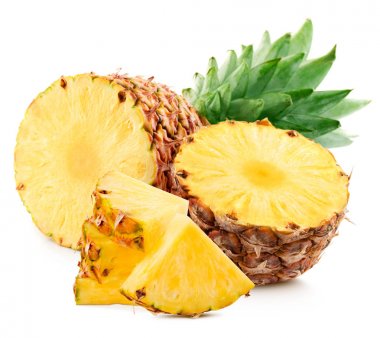 ananas dilimleri ile