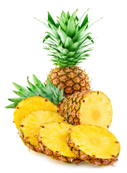 Pineapple with slices — Stock Photo, Image