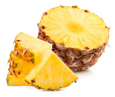 ananas dilimleri ile