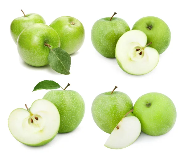 Apple fruits with leaf — Stock Photo, Image