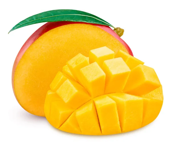 Mango maturo isolato — Foto Stock