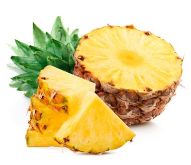 ananas dilimleri ile