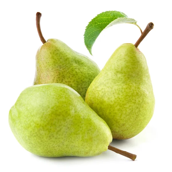 Pears with leaf — Stock Photo, Image