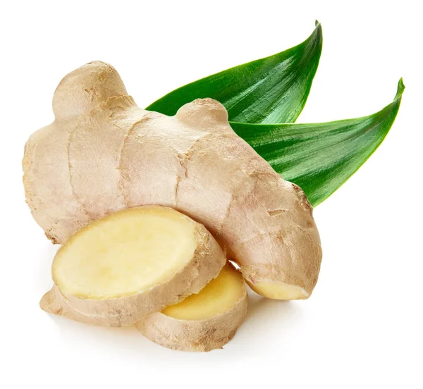 Ginger Isolated on a white — Stock Photo, Image