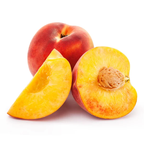 Perzik fruit segment — Stockfoto