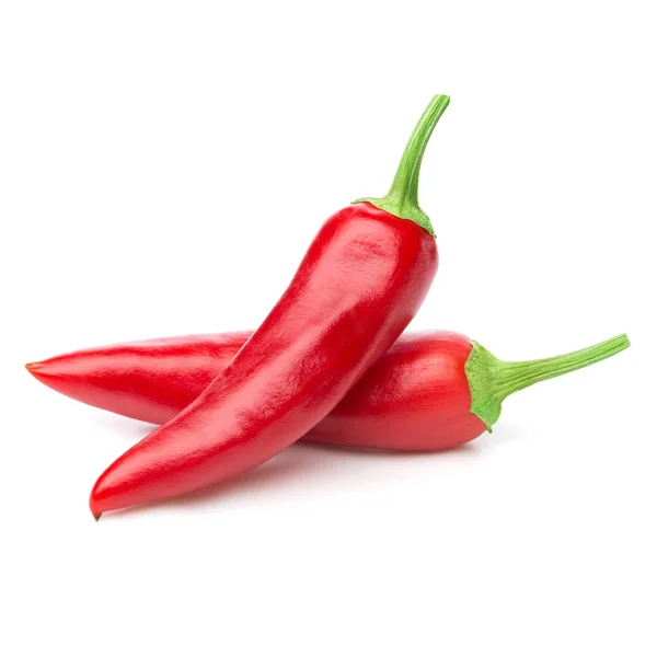 Paprika's op een witte — Stockfoto