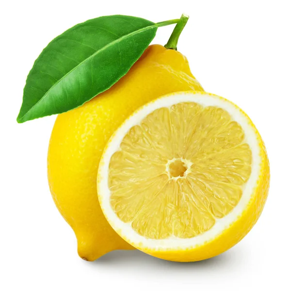 Rebanada de fruta limón —  Fotos de Stock