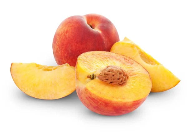 Персиковий фрукти фрагмента — стокове фото