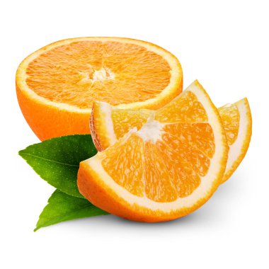 yaprak ile turuncu meyveler