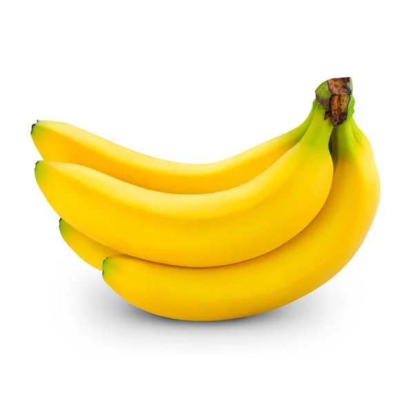 Banana isolata su bianco — Foto Stock