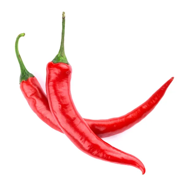 Paprika's op een witte — Stockfoto