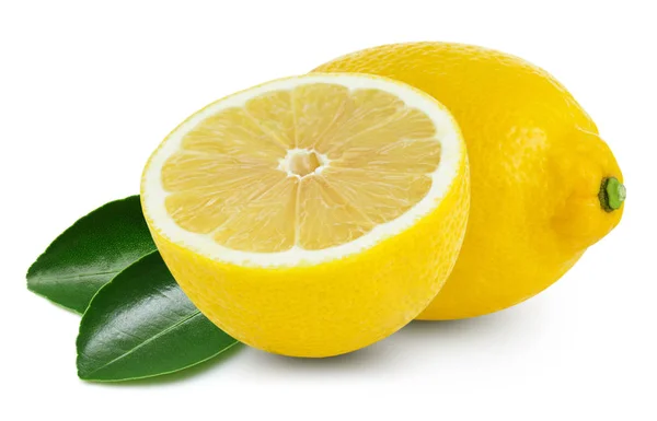 Rebanada de fruta limón — Foto de Stock