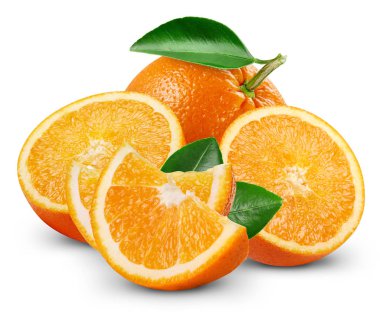 yaprak ile turuncu meyveler